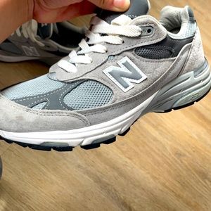 New Balance 993 USA grey suede sneakers. No box